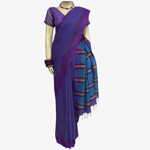 Multicolour Gamcha Sari