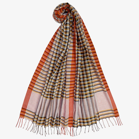 Multi Colour Check Gamcha Scarves