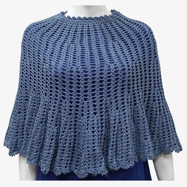 Flint Stone Crochet Cape