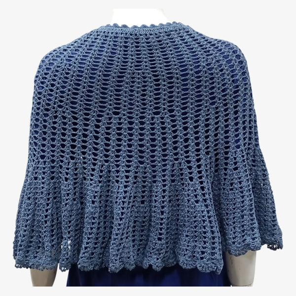 Flint Stone Crochet Cape