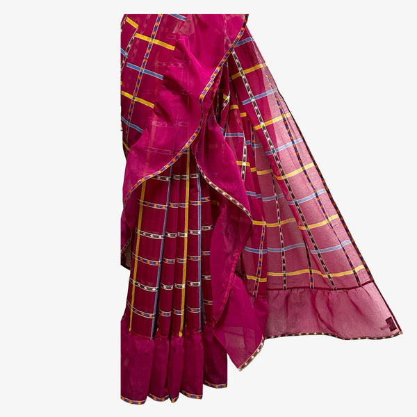 Multicolour Special Frill Sari