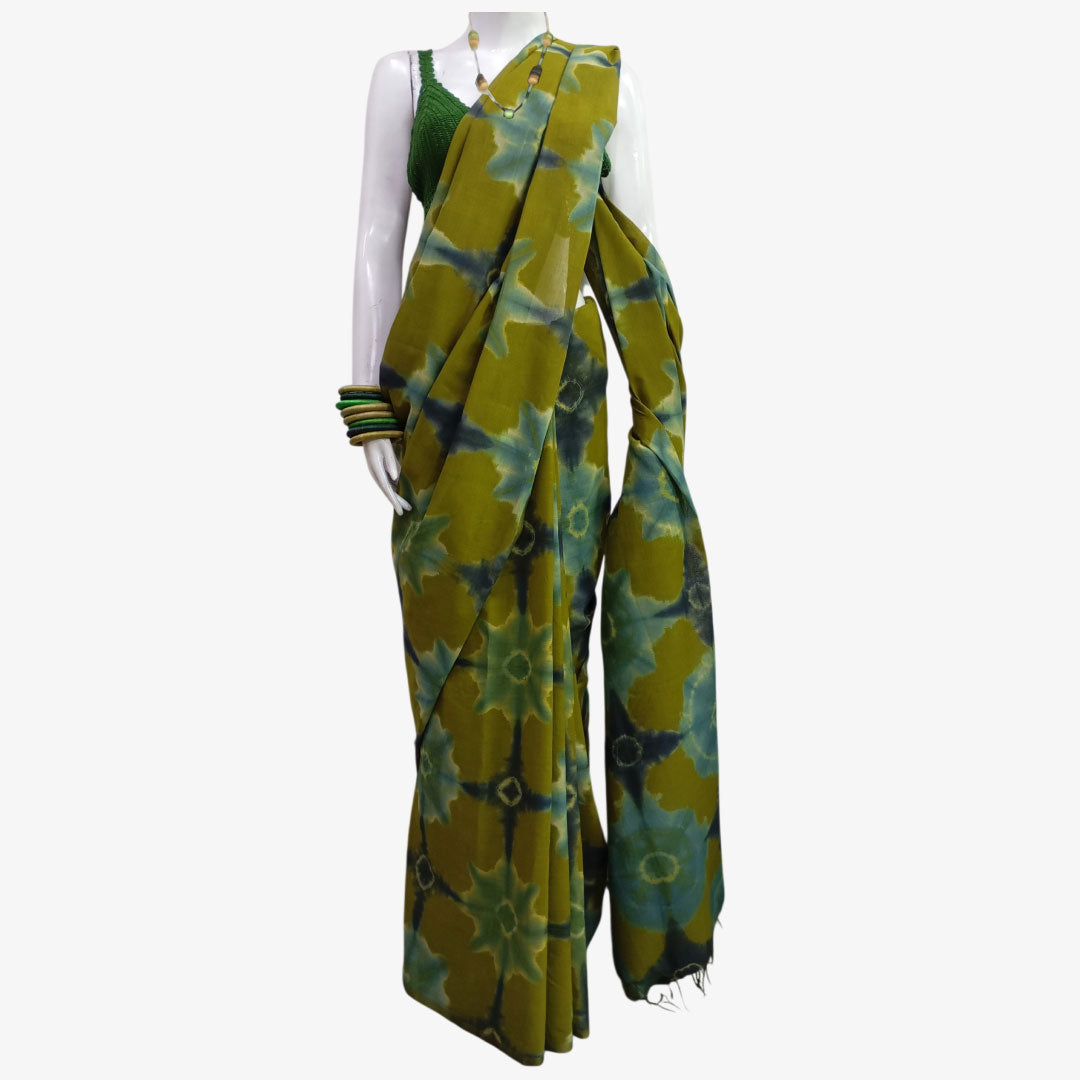 Multi Colour Tie Dye Sari