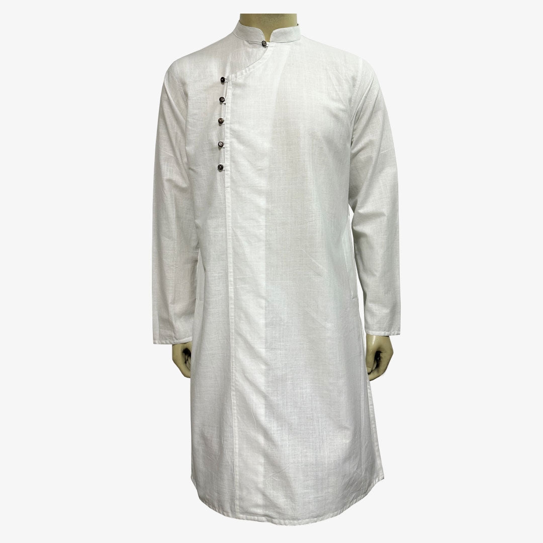 White Colour New Panjabi