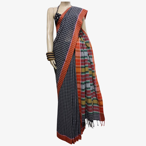 Multicolour Bibi's Gamcha Sari