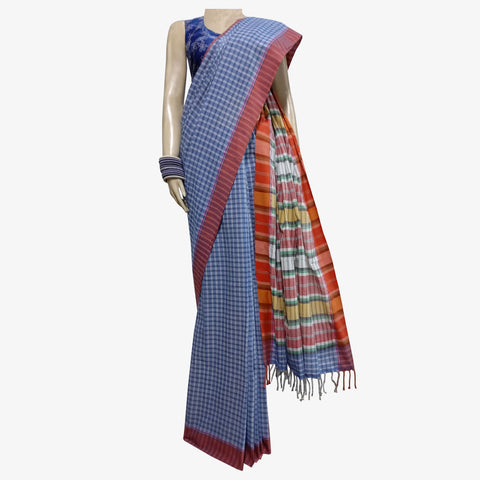 Multicolour Bibi's Gamcha Sari