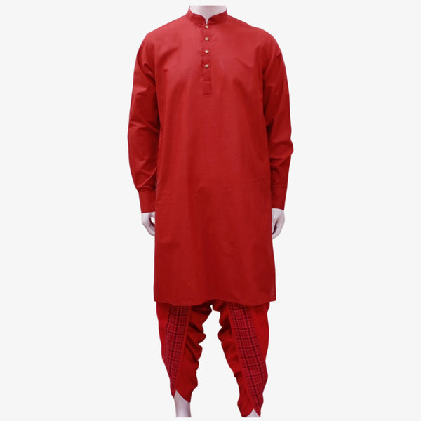 Red Colour Eid Panjabi