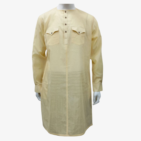 Sunlight Round Neck Cotton Panjabi