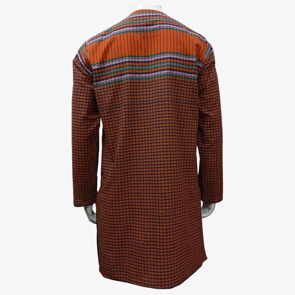 Multi Colour Round Neck Gamcha Panjabi