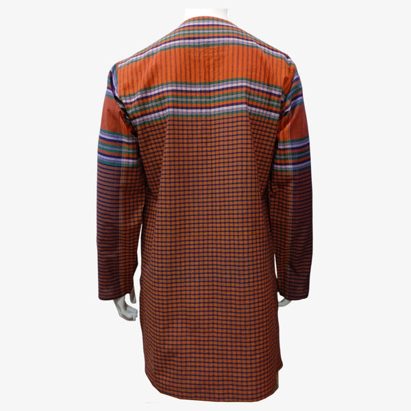 Multi Colour Round Neck Gamcha Panjabi.