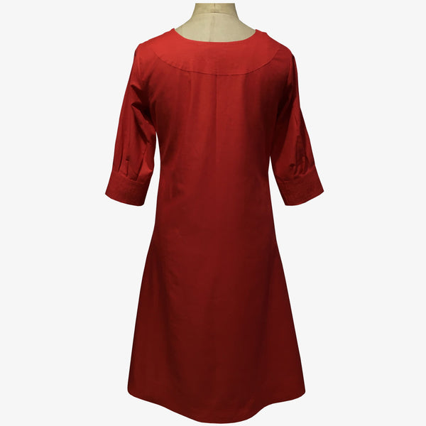 Red Colour Cotton Special Tunic