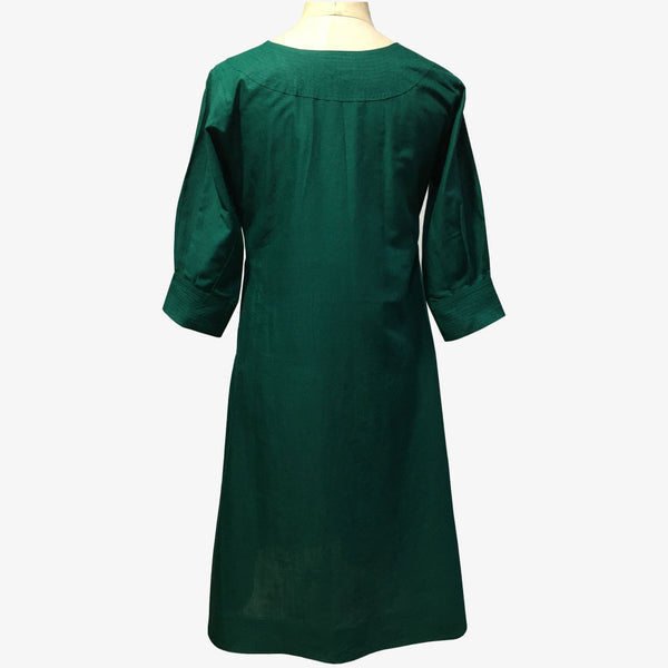Green Colour Cotton Special Tunic