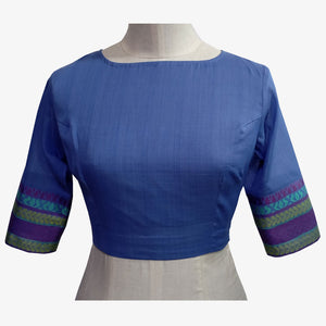 Blue Bonnet Adjustable Back Opening Blouse