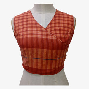 Multi Colour Lungi Wrap Blouse