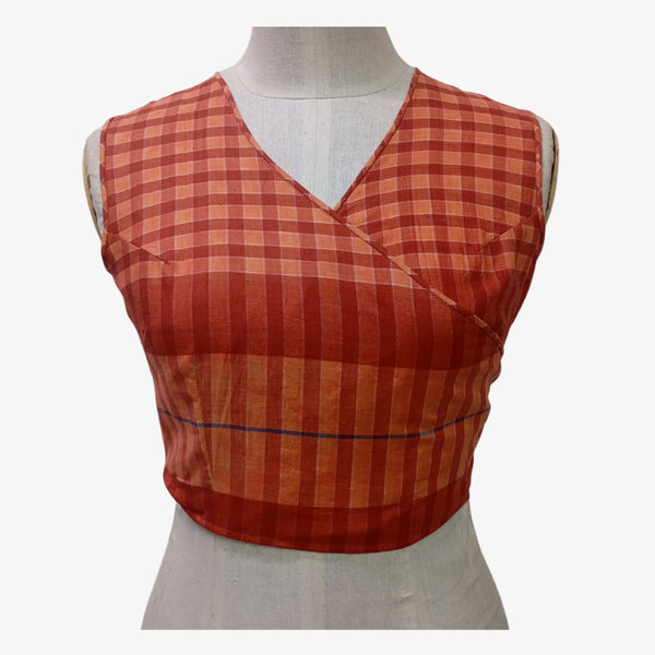 Multi Colour Lungi Wrap Blouse