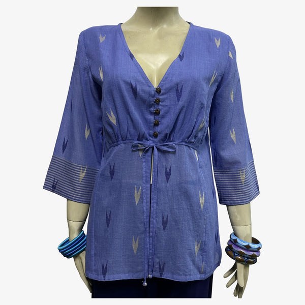 Della Robbia Blue Colour Bibi's Short Jacket