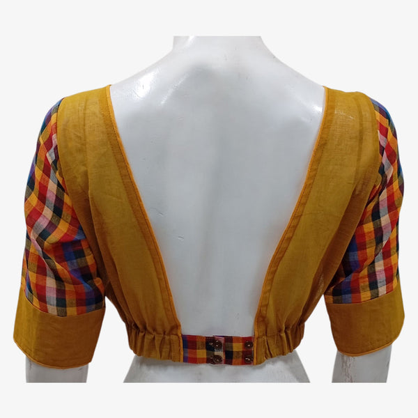 Multicolour Back Adjustable Blouse