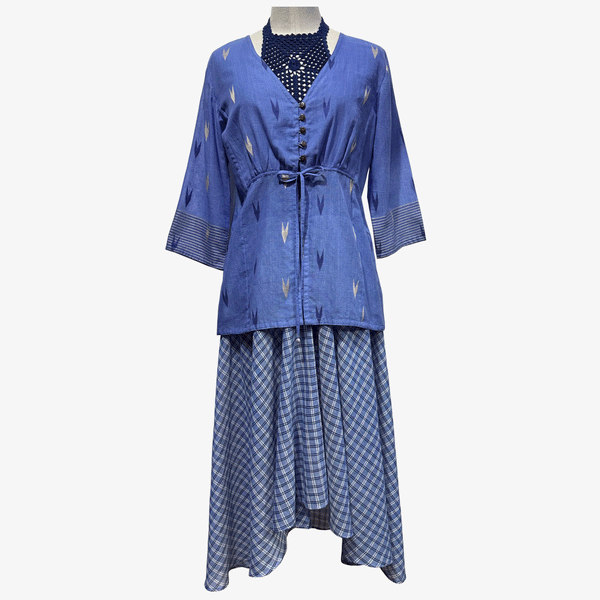 Della Robbia Blue Colour Bibi's Short Jacket