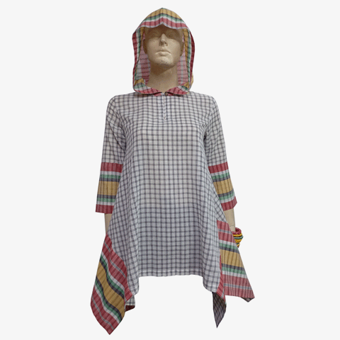 Multi Colour Hooded New Tunic