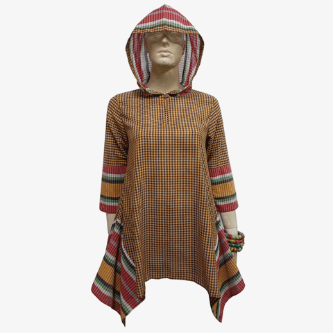 Multi Colour Hooded New Tunic