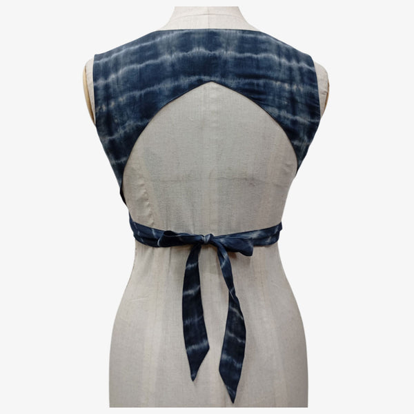 Shades of Grey Wrap tie up Blouse