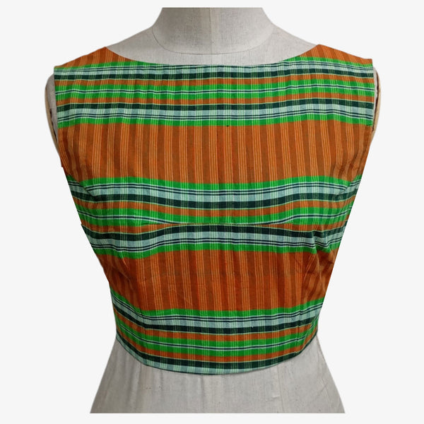 Multi Colour Back Adjustable Blouse