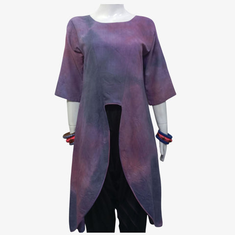 Shades of Purple Twilight Petal Tunic
