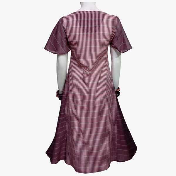 Multi Colour Check Midi Tunic
