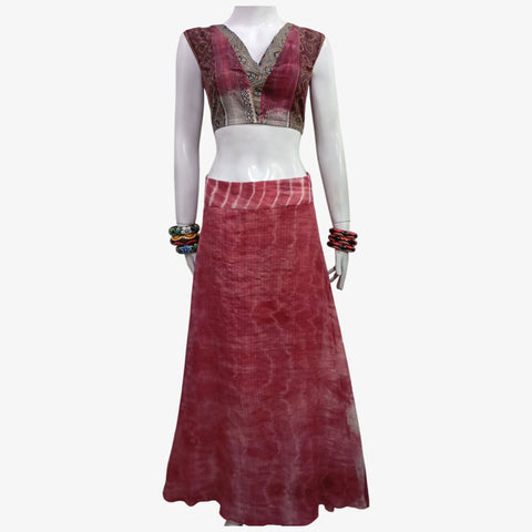 Shades of Pink Long Skirt & Top