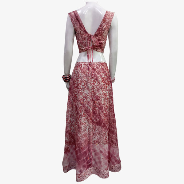 Shades of Pink Long Skirt & Top