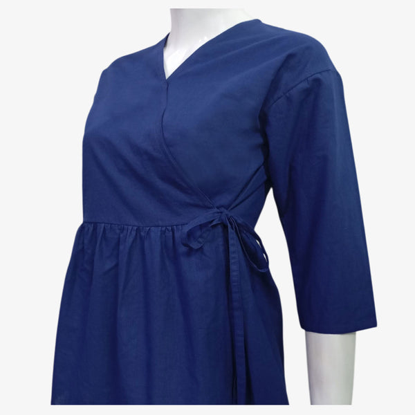 Indigo Blue Tie Top
