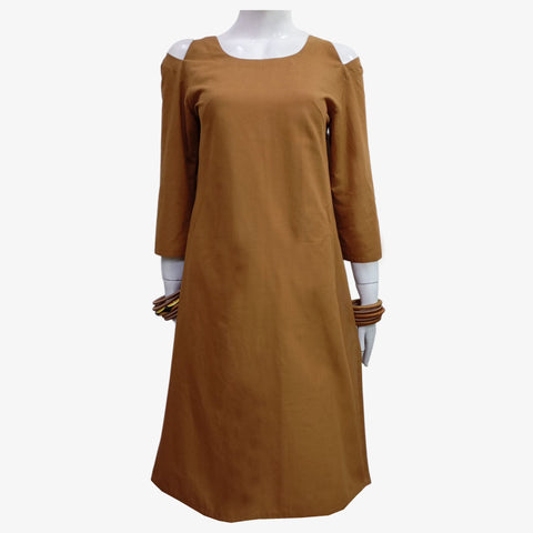 Mustard Colour Midi Tunic