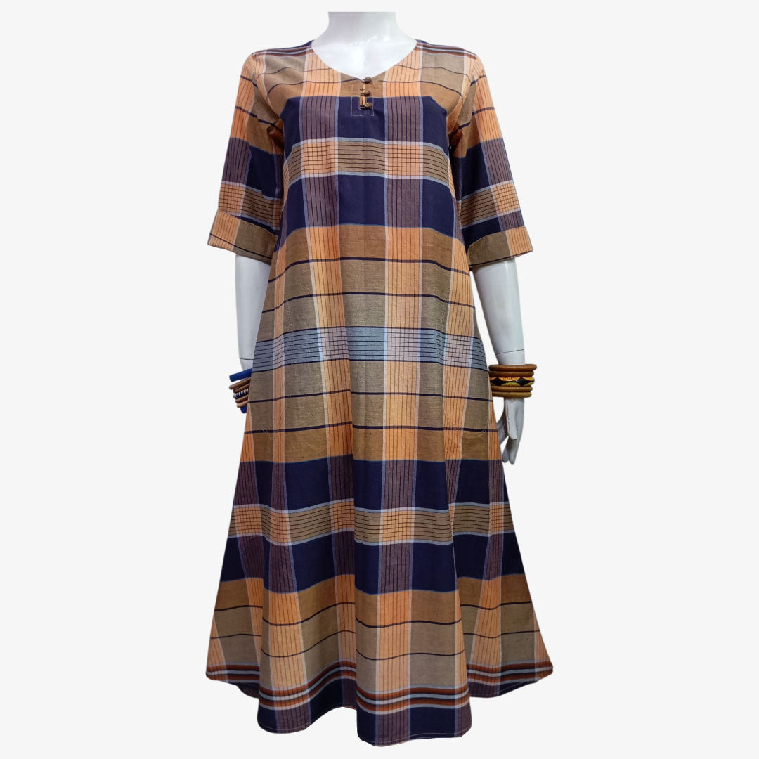 Multi Colour Midi Lungi Tunic