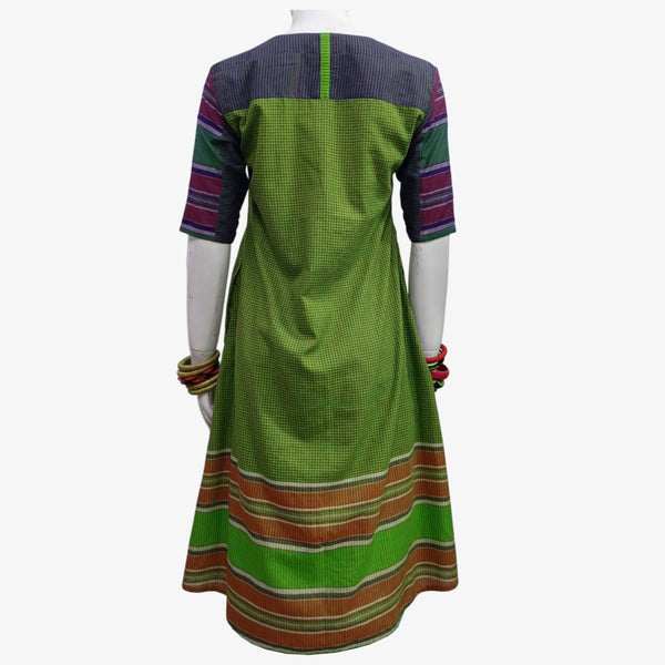 Multi Colour Midi Gamcha Tunic