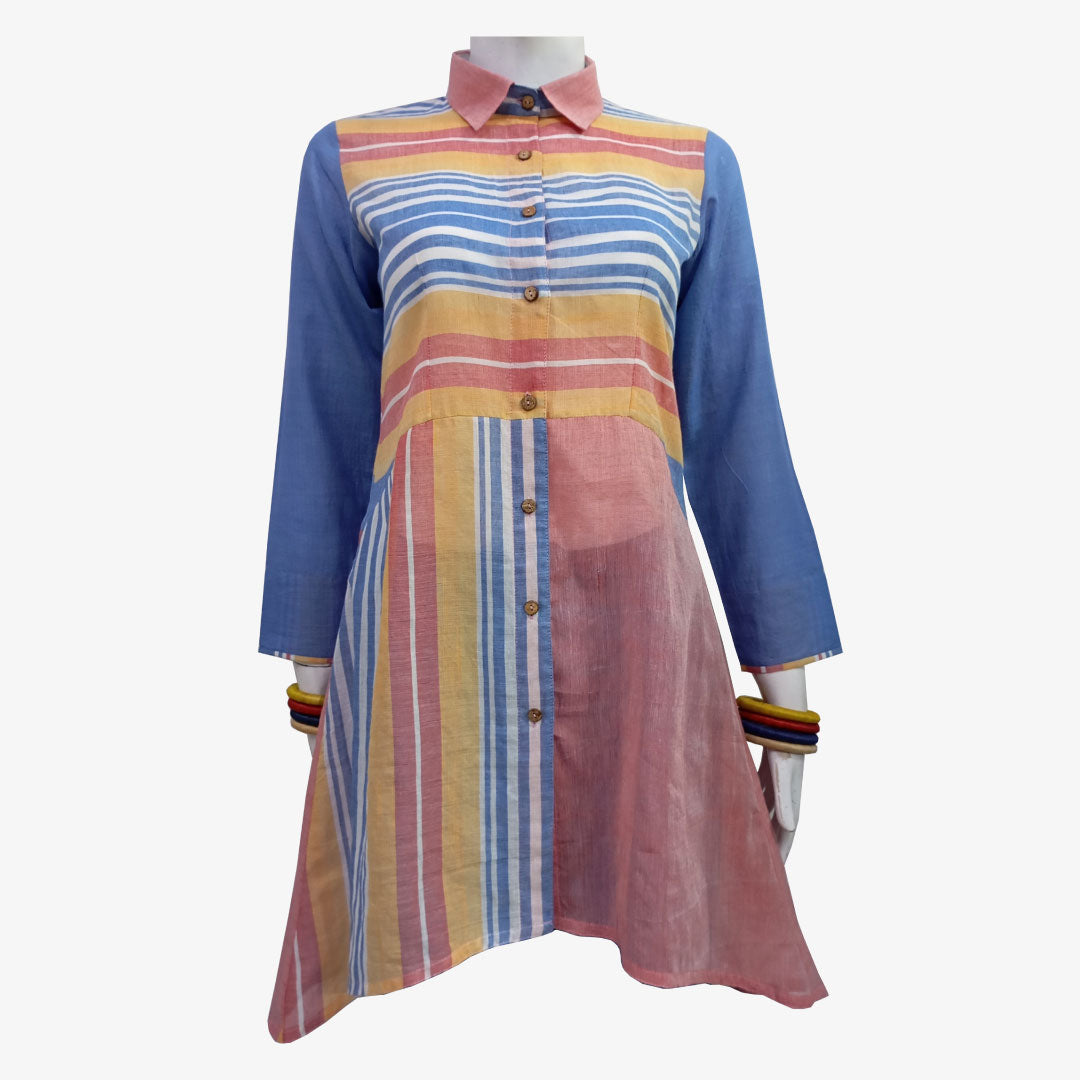 Multi Colour Gamcha Tunic