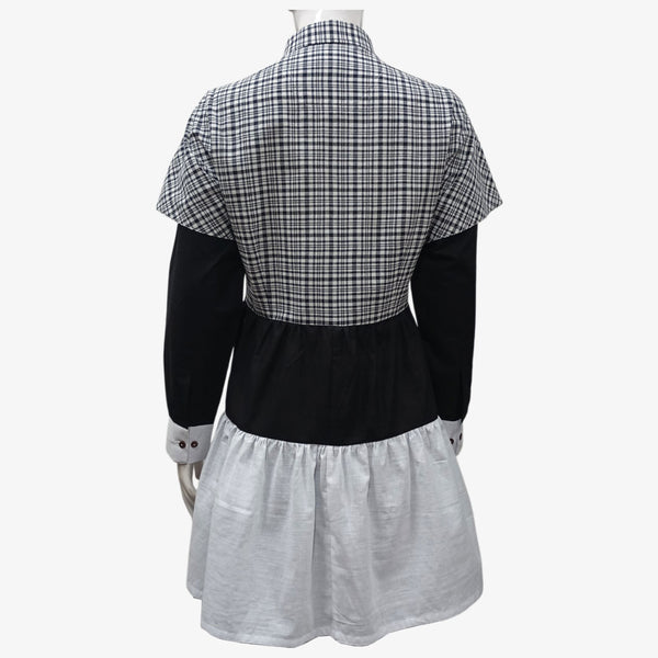 Black & White Layered Dress