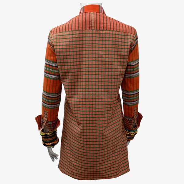 Multi Colour Ladies Gamcha Shirt