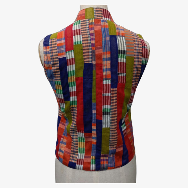Multi Colour Ladies Patch Waistcoat