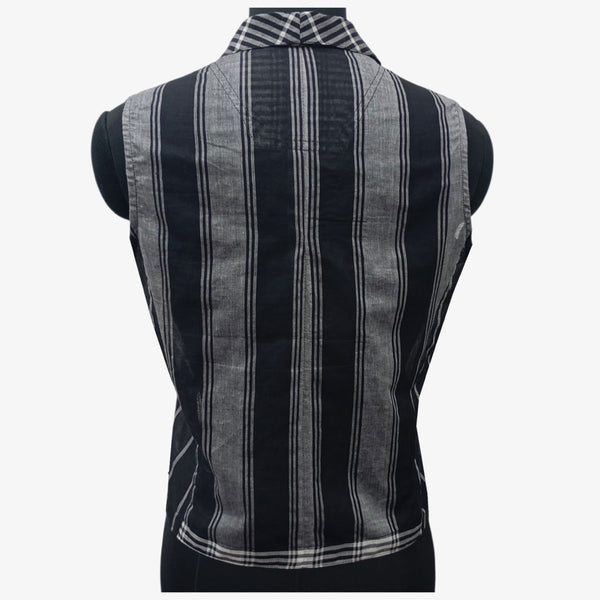 Black & Grey Unisex Waistcoat