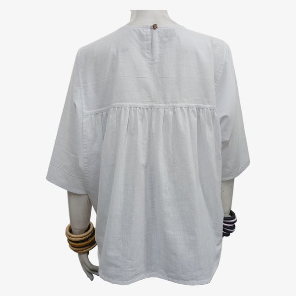 White Kaftan Style Top