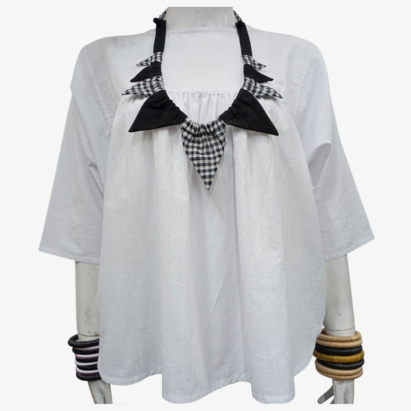 White Kaftan Style Top