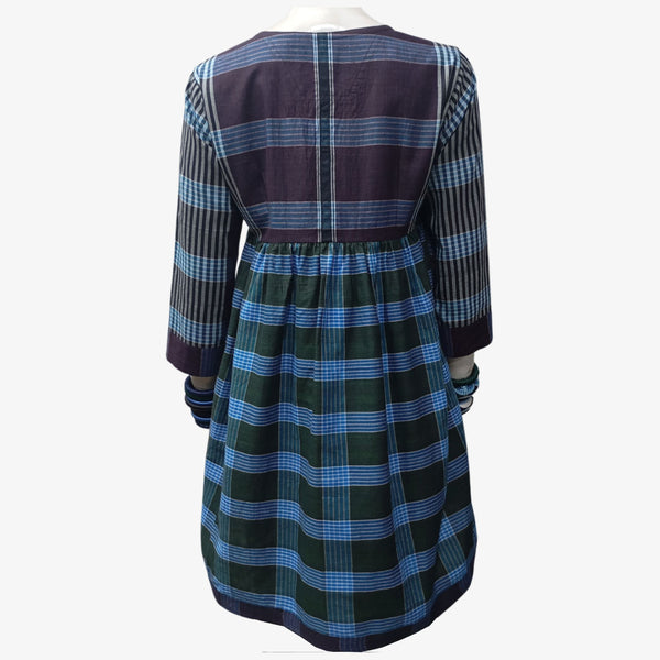 Multi Colour Cotton Lungi Gathered Tunic